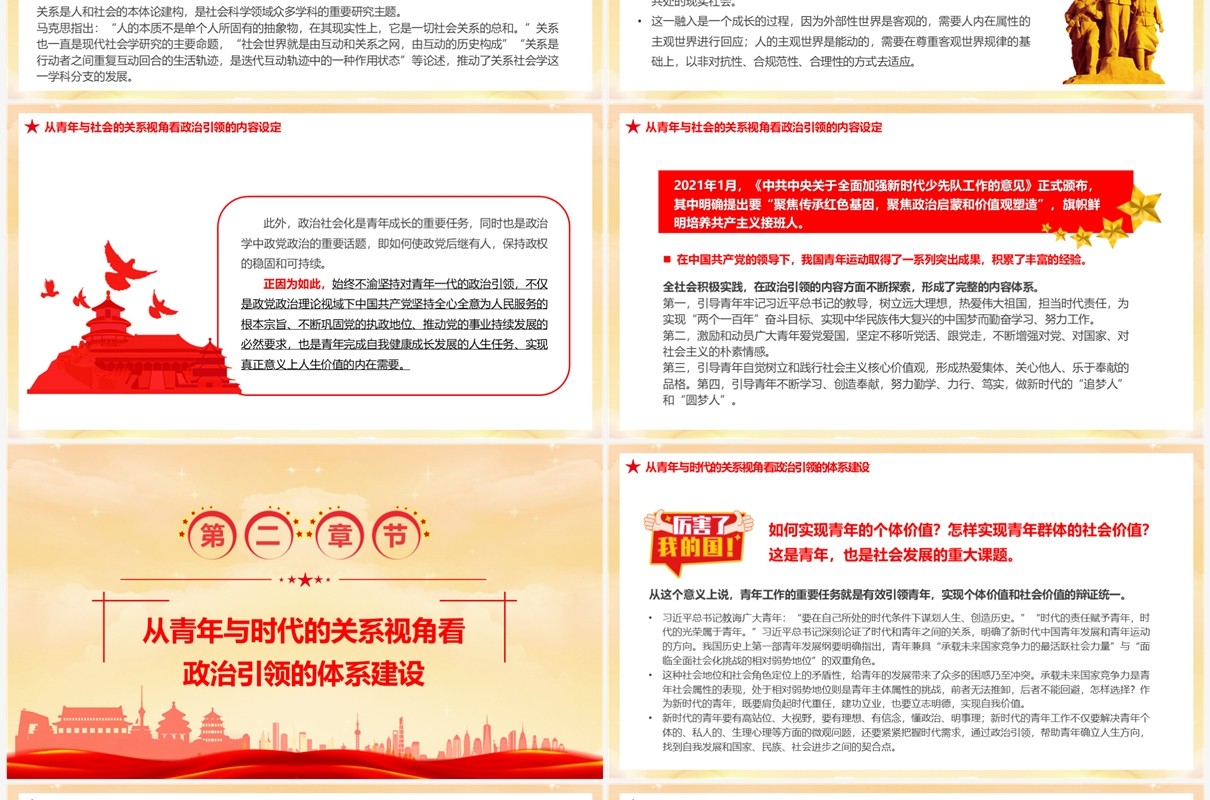 从三个维度把握新时代青年发展与需求党员干部学习PPT模板