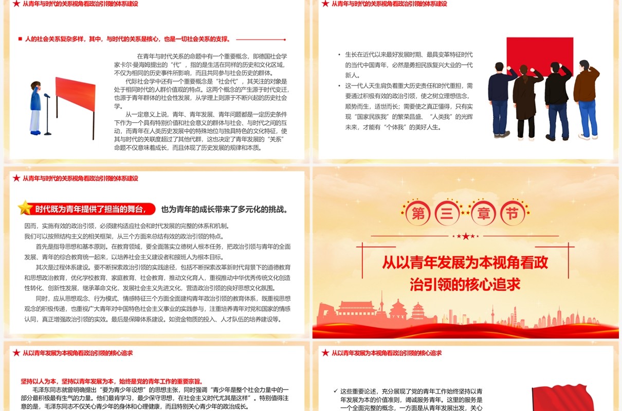 从三个维度把握新时代青年发展与需求党员干部学习PPT模板