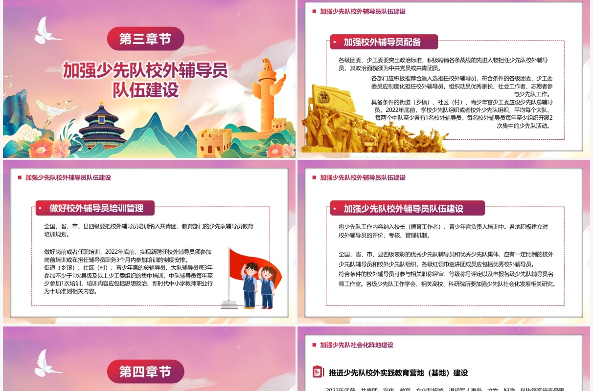 构建新时代少先队社会化工作体系的意见PPT模板