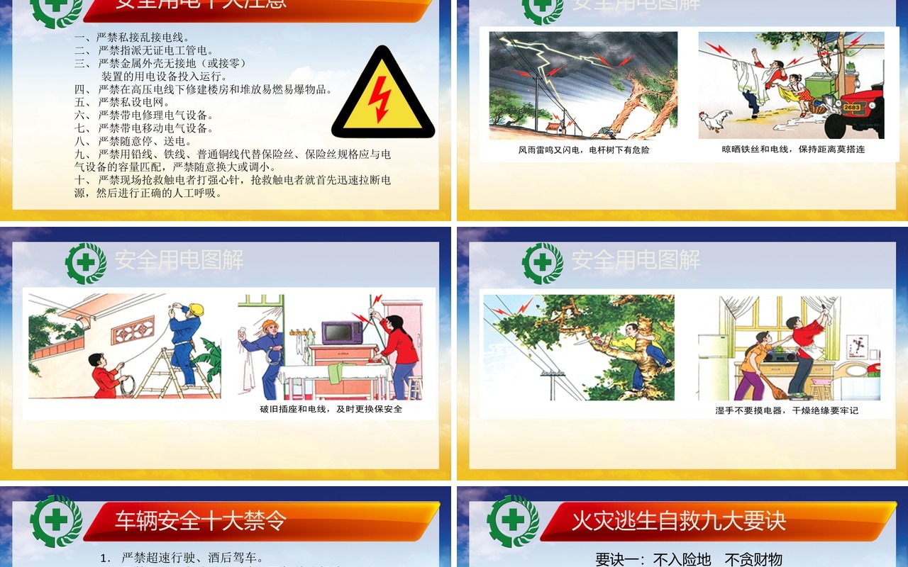 简约安全生产ppt安全培训