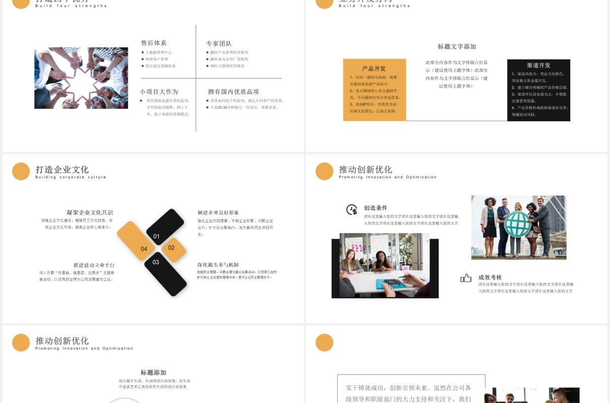 2021商务风经营分析汇报通用PPT模板