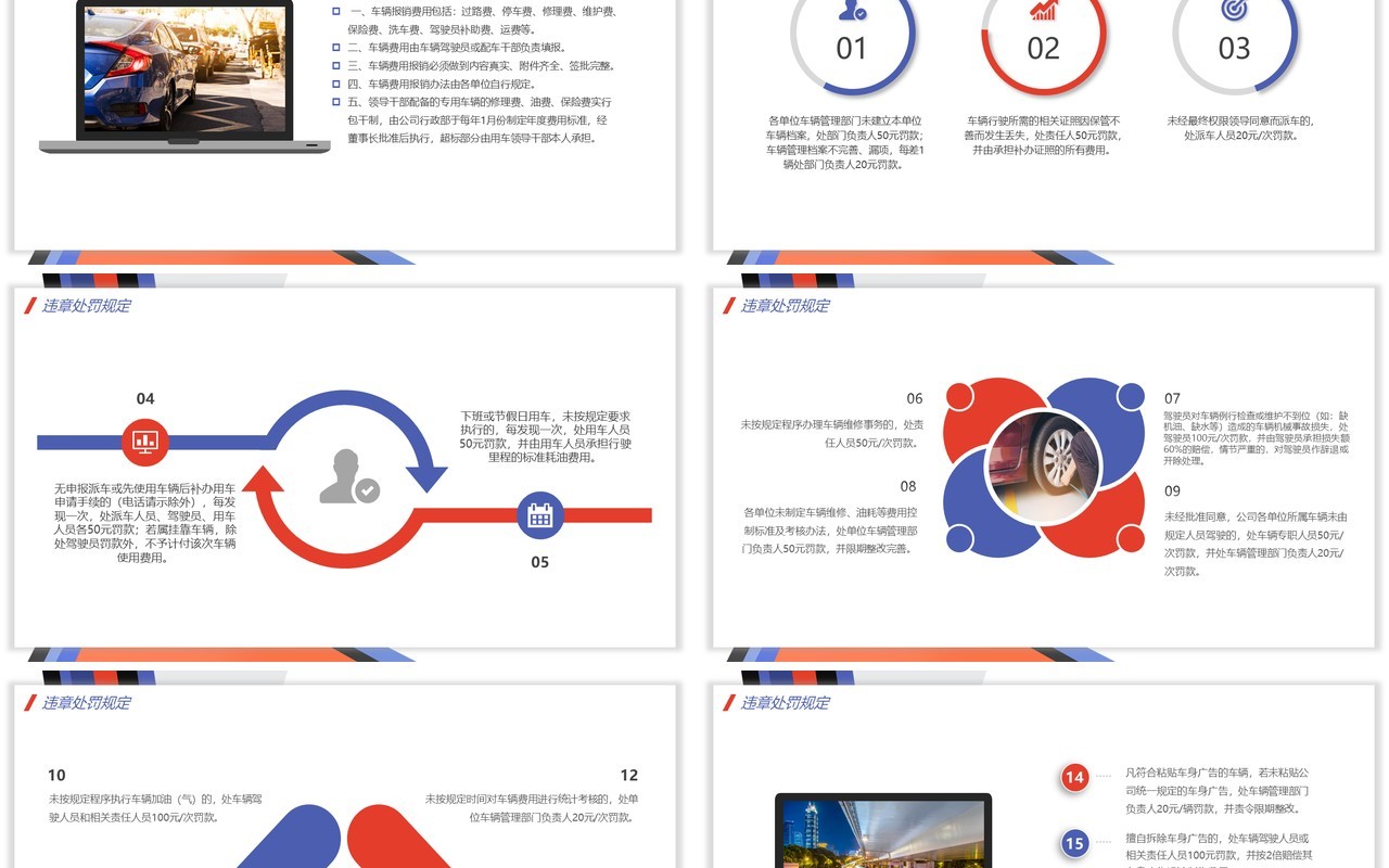 商务车辆管理培训企业培训动态PPT模板