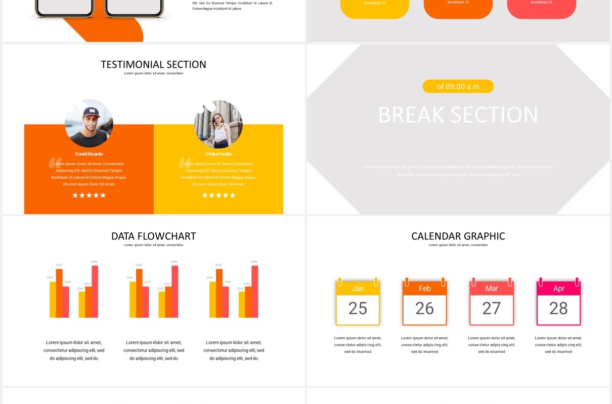 简约商务公司介绍PPT图片排版设计模板Creation - Business Powerpoint Template