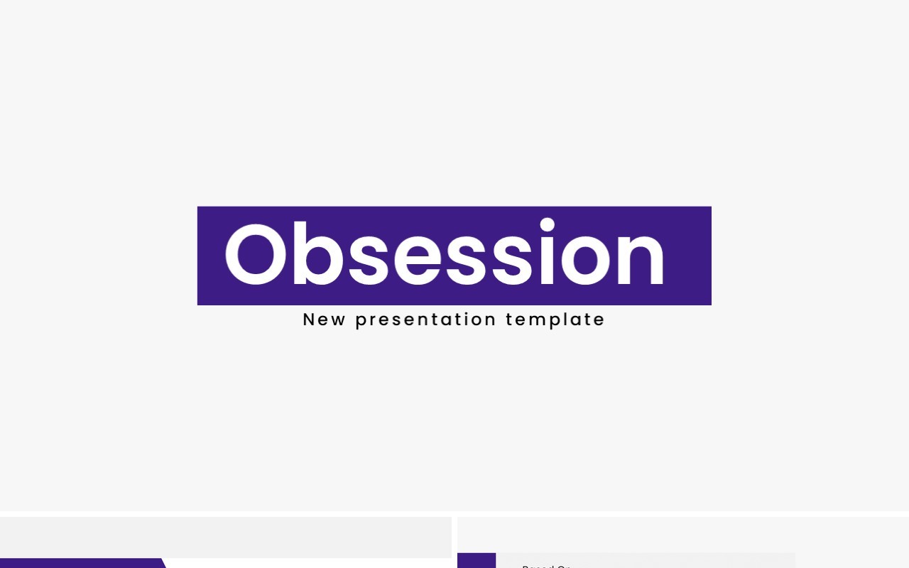 OBSESSION TEMPLATE