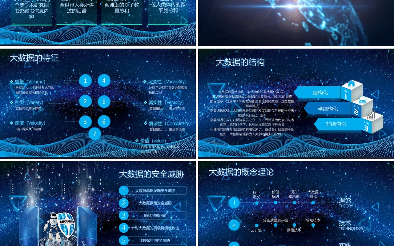人工智能PPT模板116