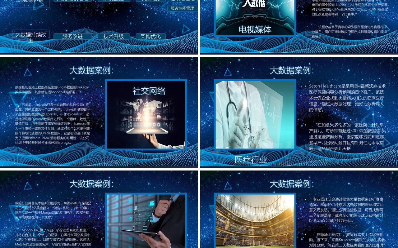 人工智能PPT模板116