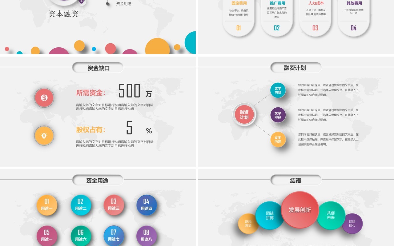 商业项目计划书动态PPT模板