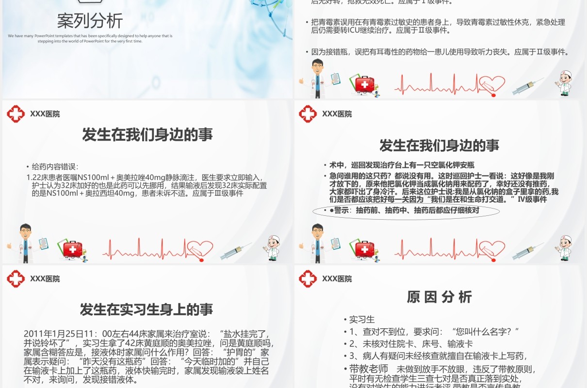 对护理不良事件上报系统的培训课件医疗PPT模板