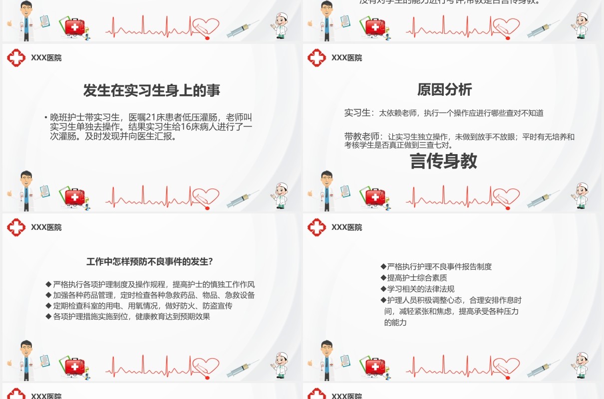 对护理不良事件上报系统的培训课件医疗PPT模板