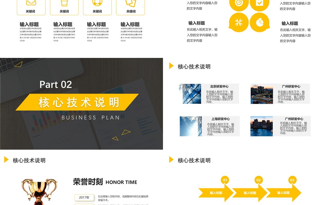 商业项目投资报告计划书PPT模板
