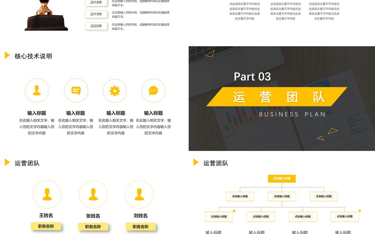 商业项目投资报告计划书PPT模板