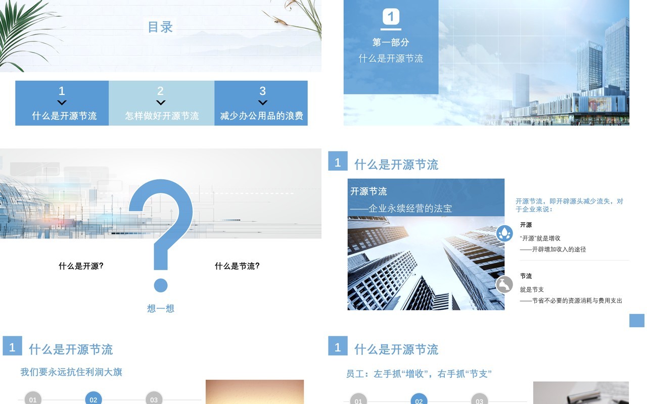 企业降本增效开源节流成本控制方案PPT模板