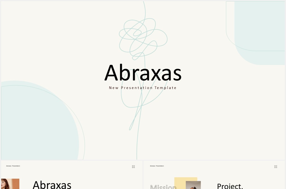 创意商务企业宣传公司介绍PPT模板abraxas creative corporate business powerpoint