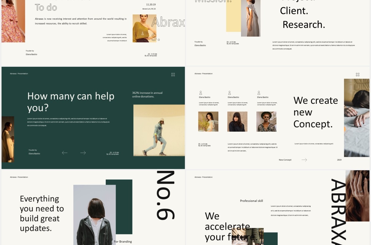 创意商务企业宣传公司介绍PPT模板abraxas creative corporate business powerpoint