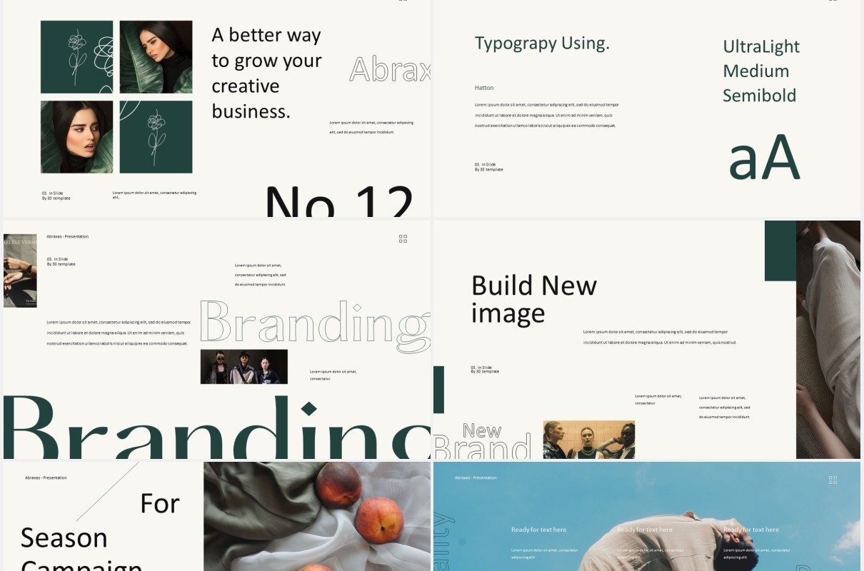 创意商务企业宣传公司介绍PPT模板abraxas creative corporate business powerpoint