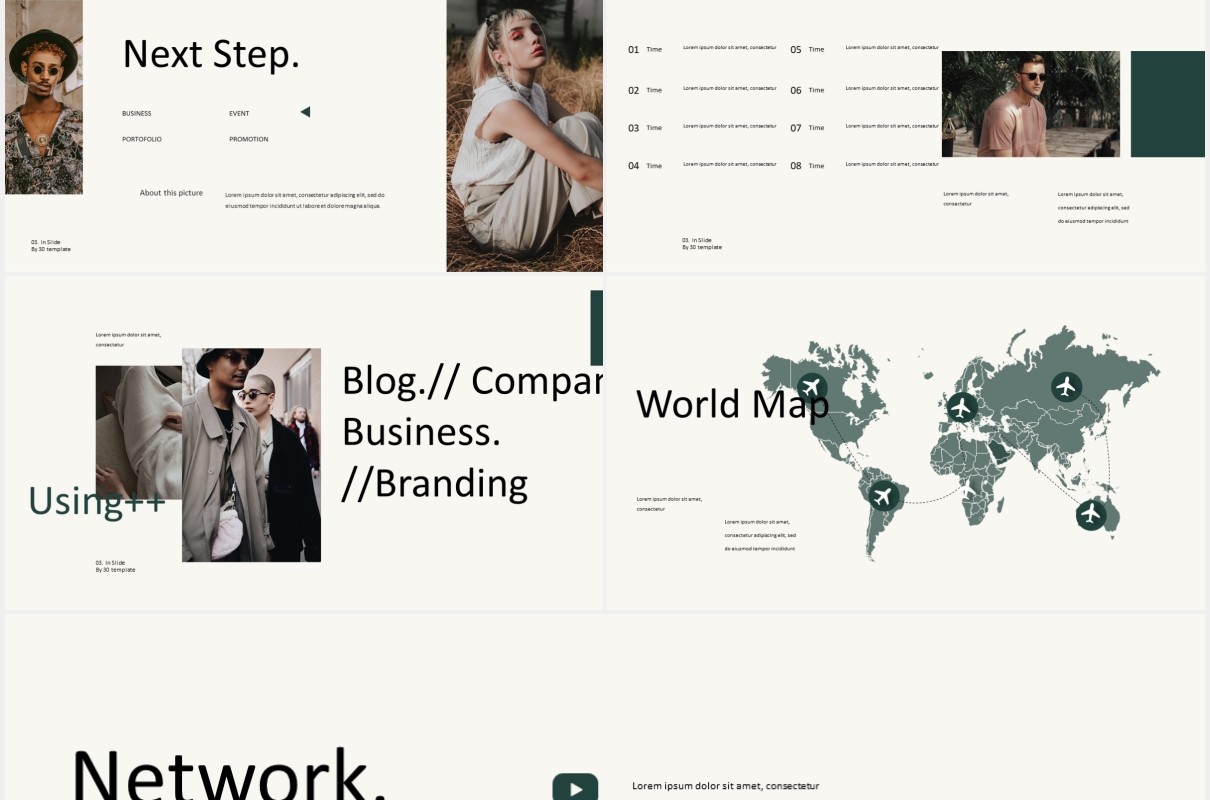 创意商务企业宣传公司介绍PPT模板abraxas creative corporate business powerpoint