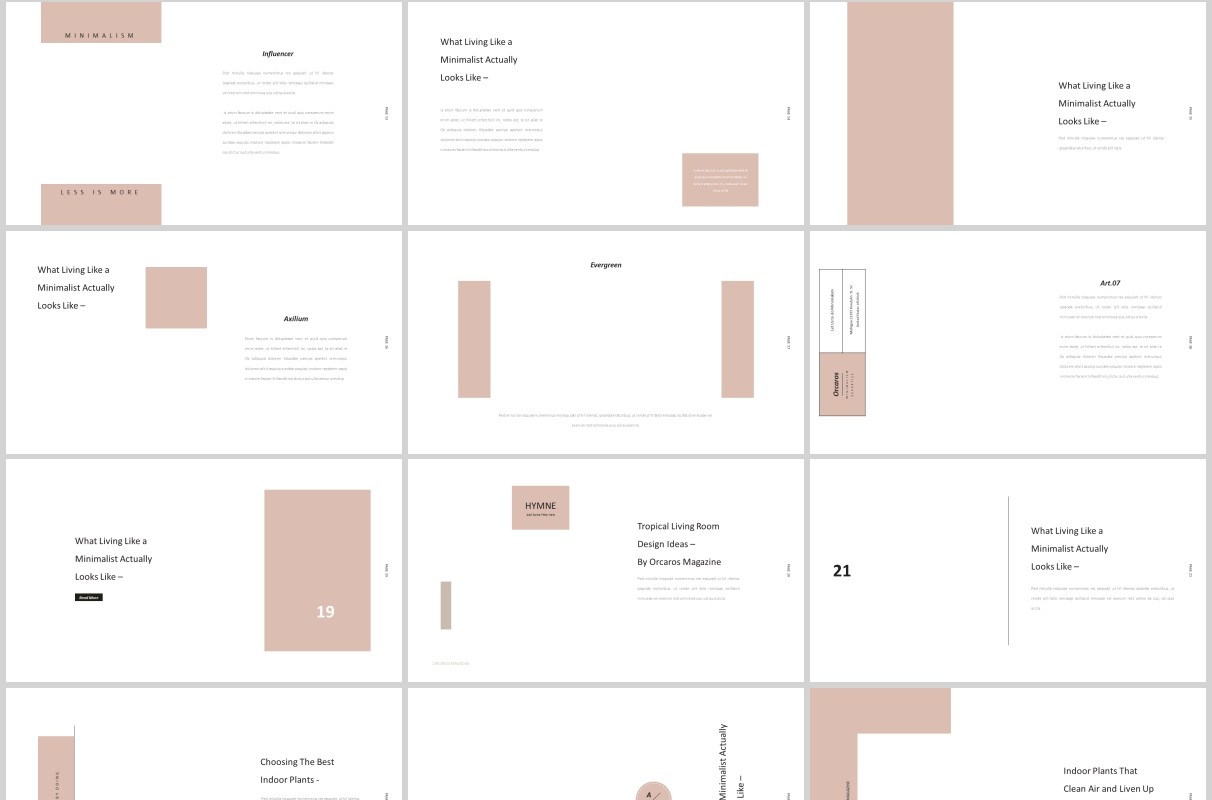 工作图片展示PPT排版设计模板Orcaros Powerpoint