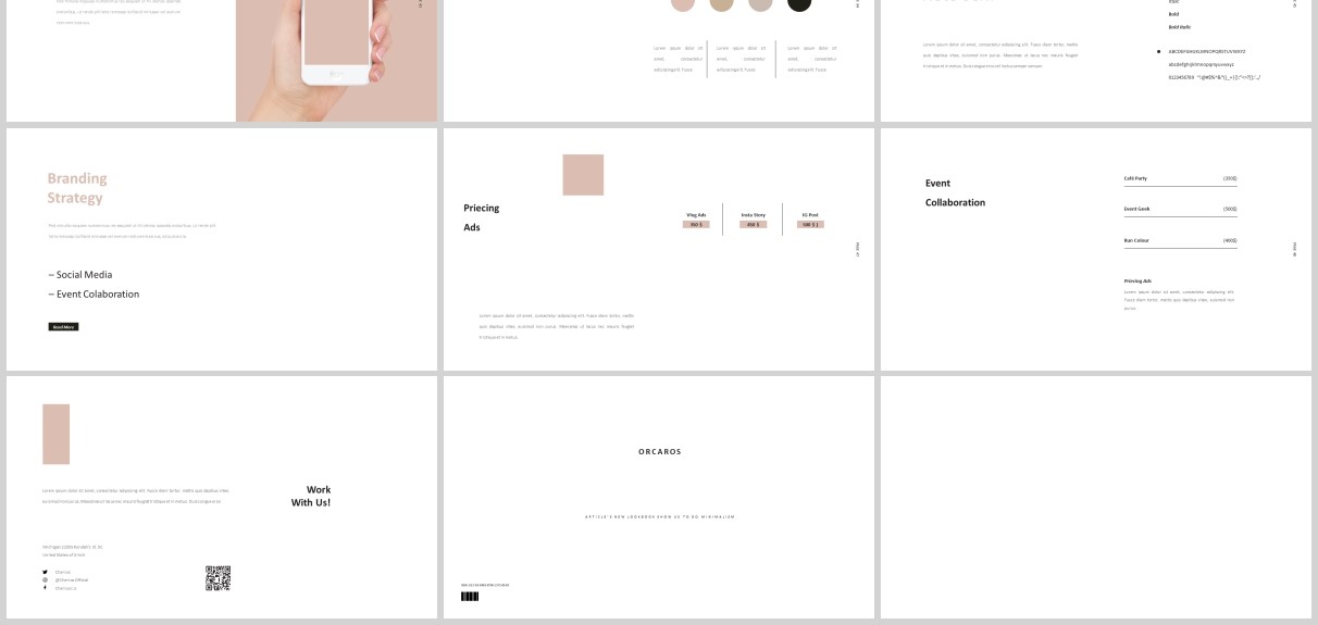 工作图片展示PPT排版设计模板Orcaros Powerpoint