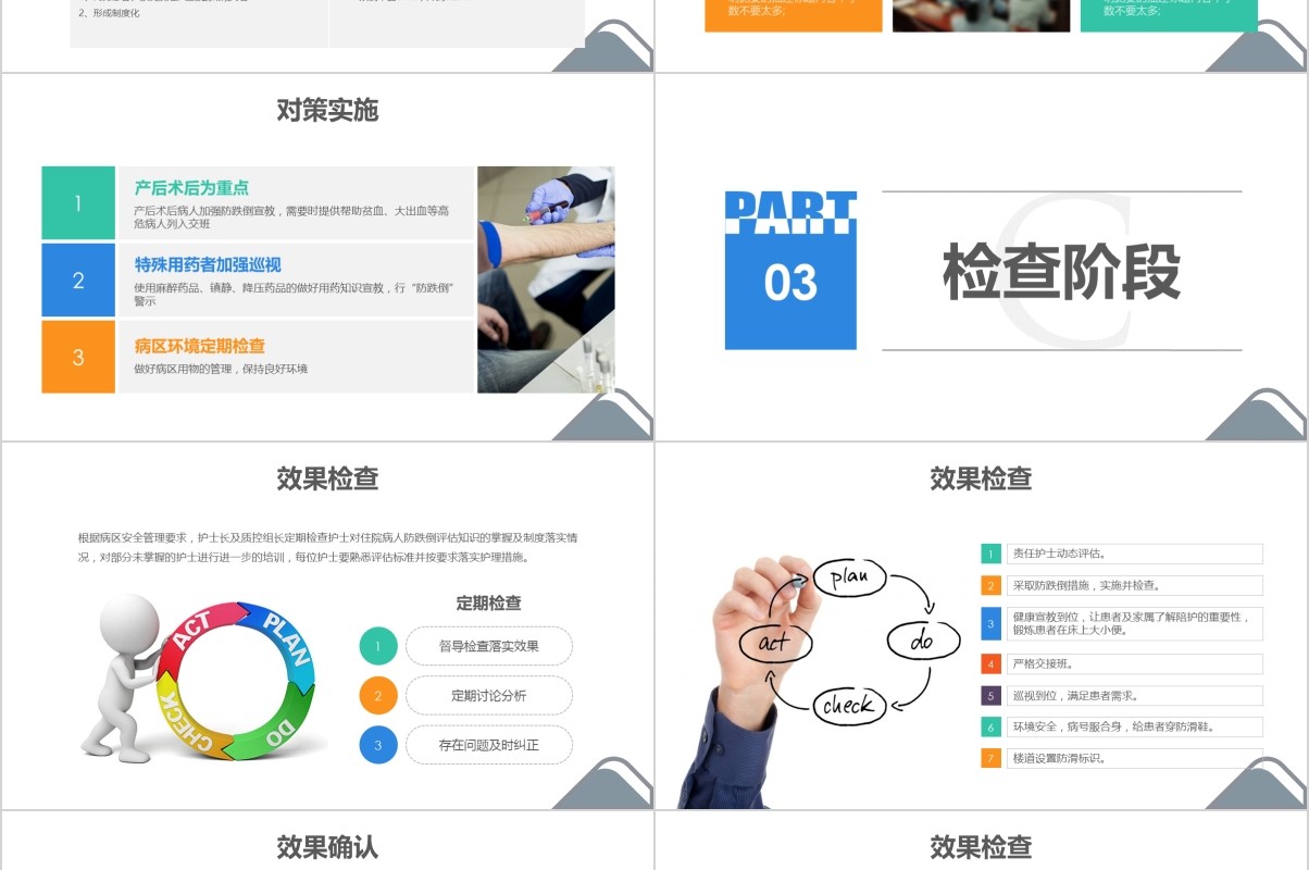 医院护理pdca循环案例品管圈汇报ppt模板