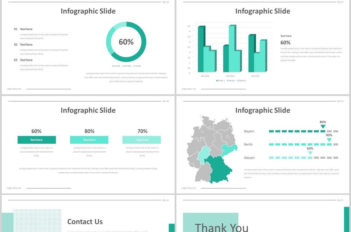 个人简历求职竞聘PPT模板版式设计Lodge - Powerpoint Template