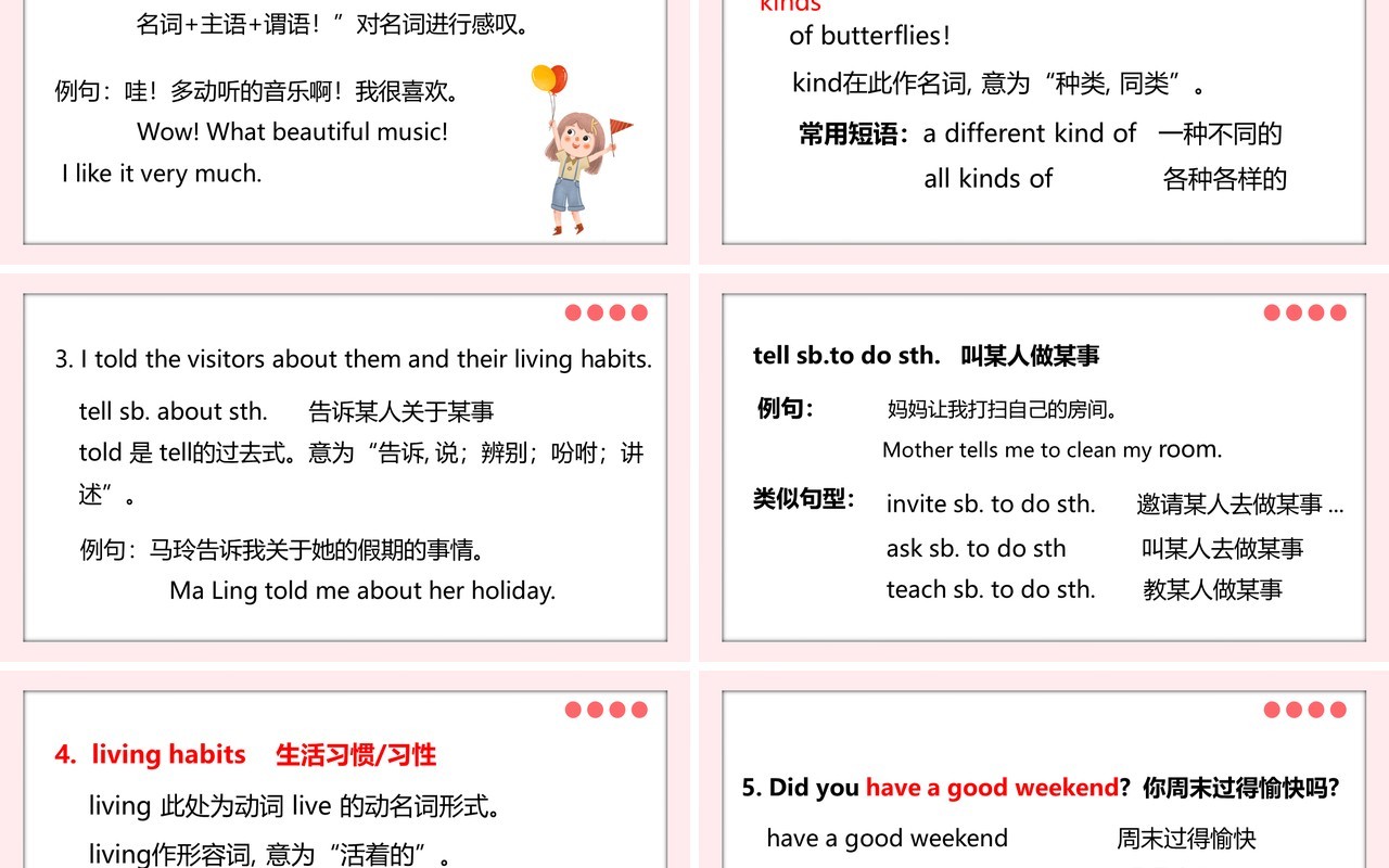 人教版七年级英语下册What did you do last weekend第一课时PPT模板