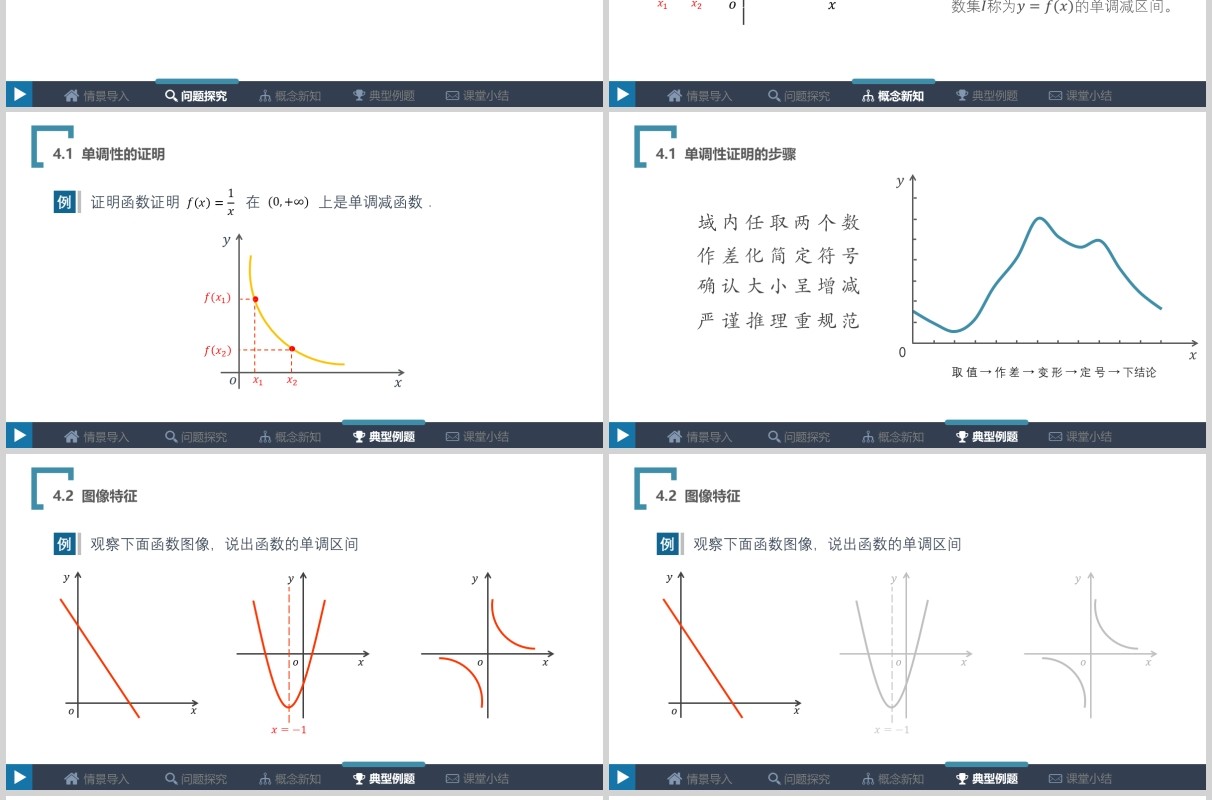 函数数学主题PPT课件模板