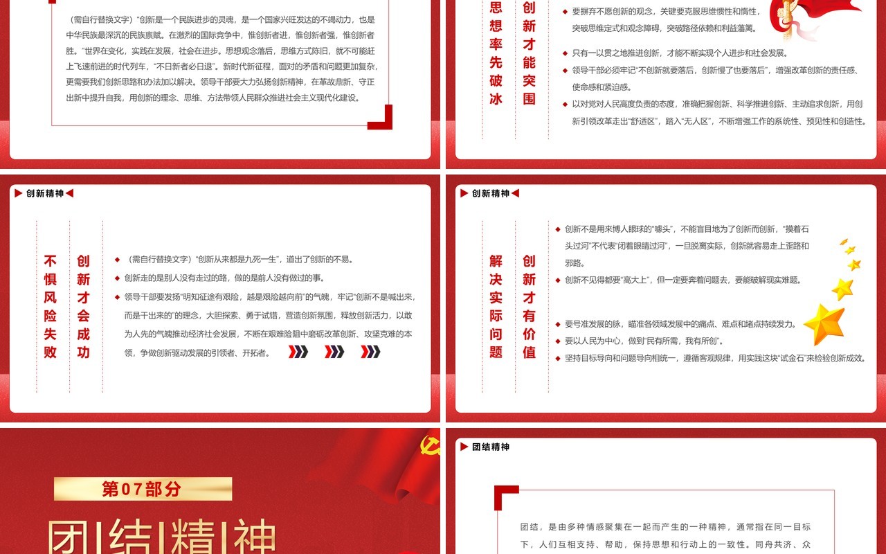 新时代领导干部应具备哪些精神PPT模板