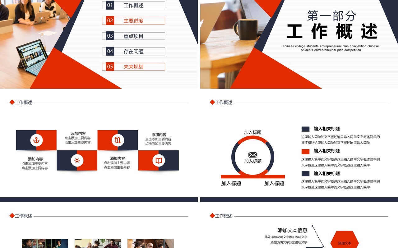 企业财务部工作总结计划汇报动态PPT模板