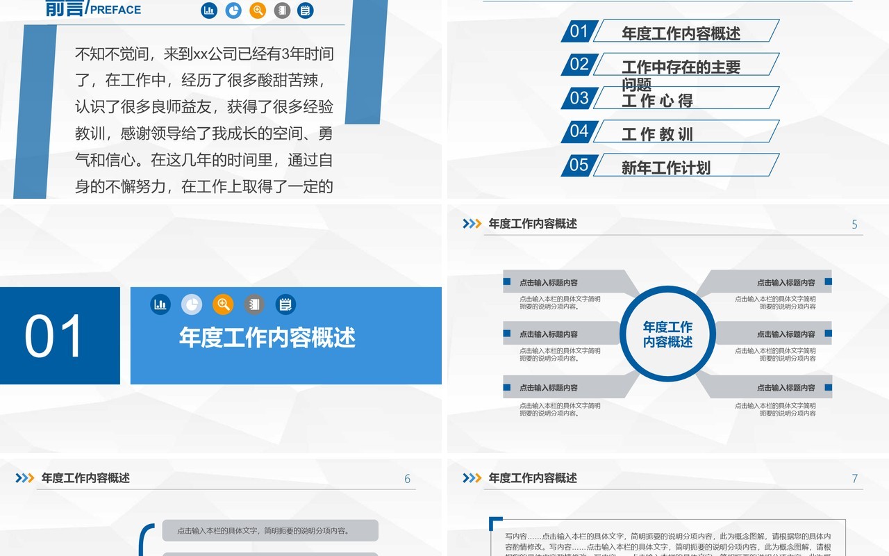 时尚工作汇报PPT模板设计