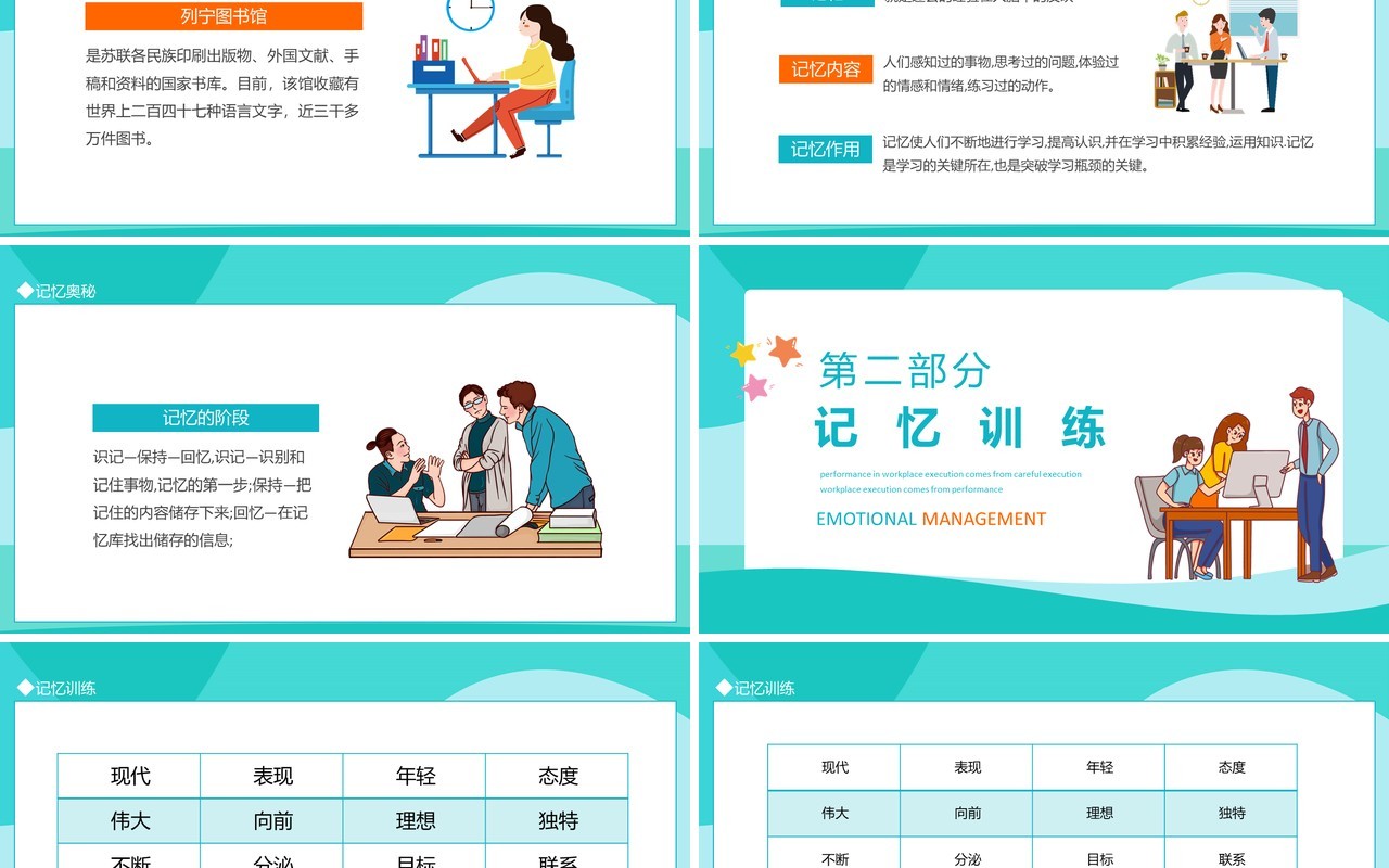 突破瓶颈记忆是关键高中心理健康教育情绪管理动态PPT模板