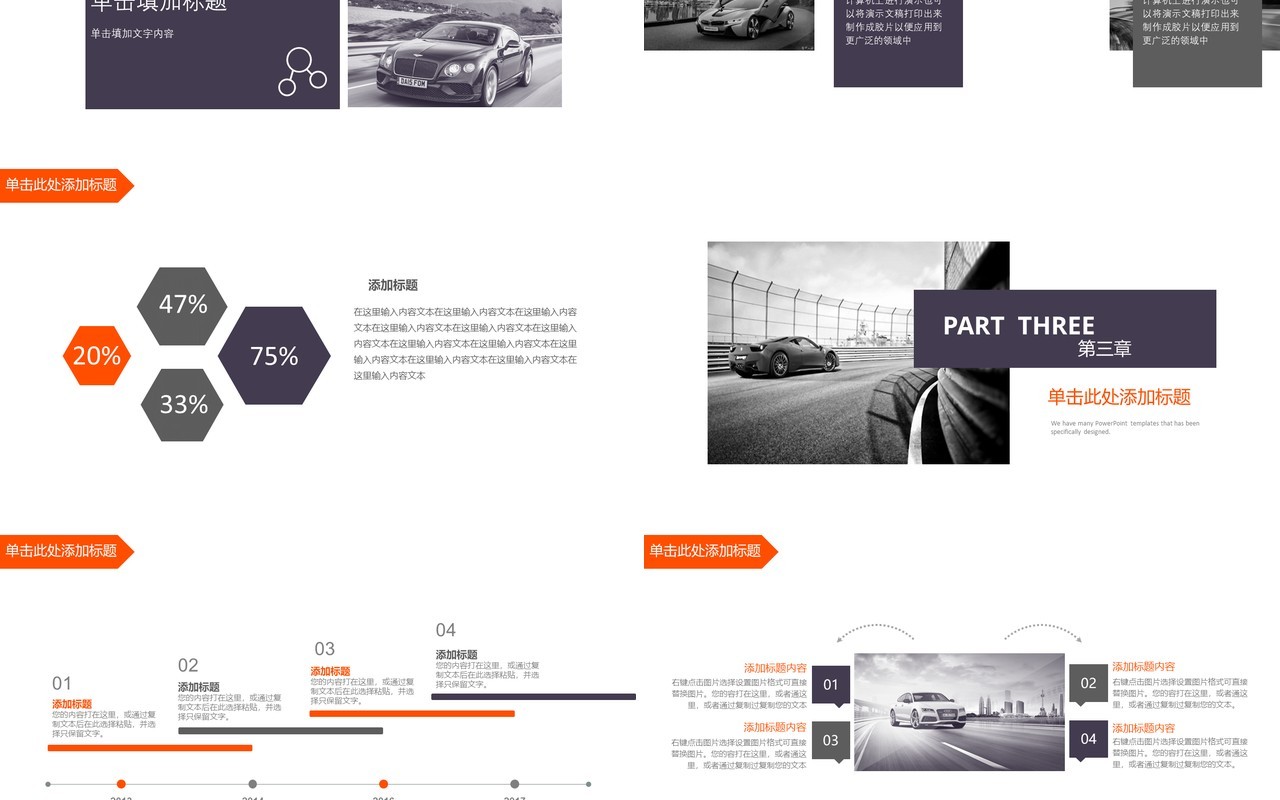 汽车行业动态通用PPT模板