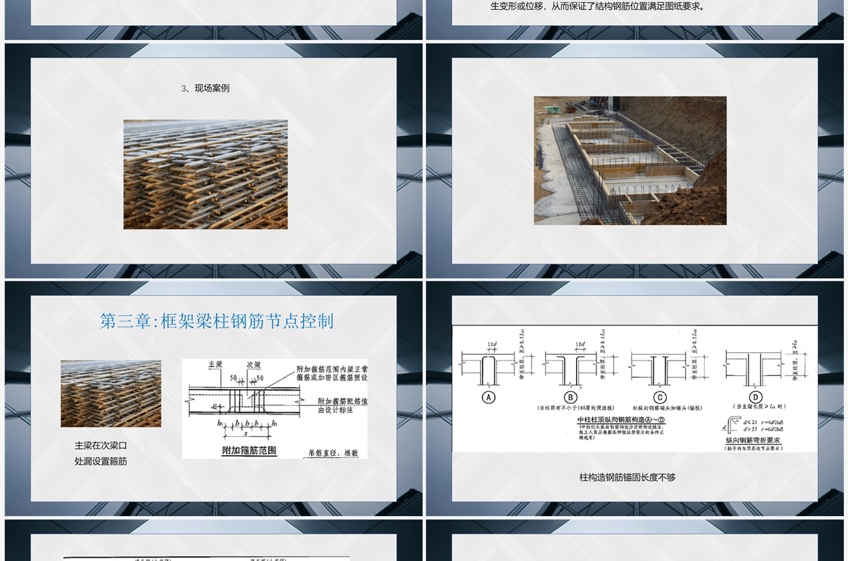 钢筋工程质量控制重点培训PPT模板
