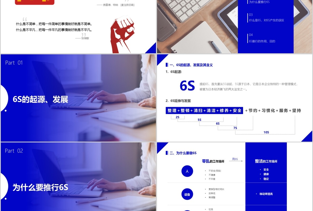 6S现场实务培训企业管理PPT模板
