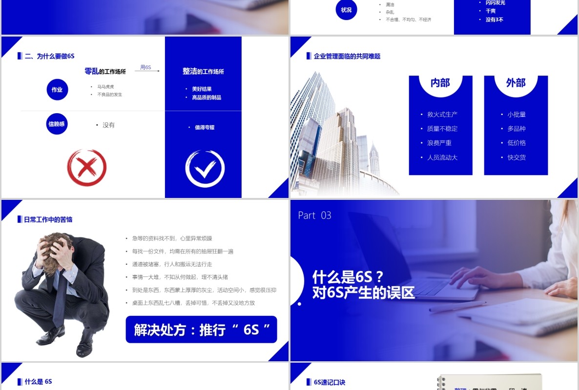6S现场实务培训企业管理PPT模板