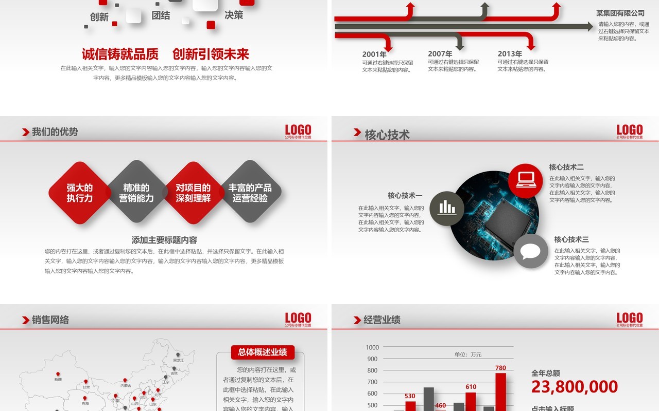 简约高端公司介绍企业宣传PPT模板