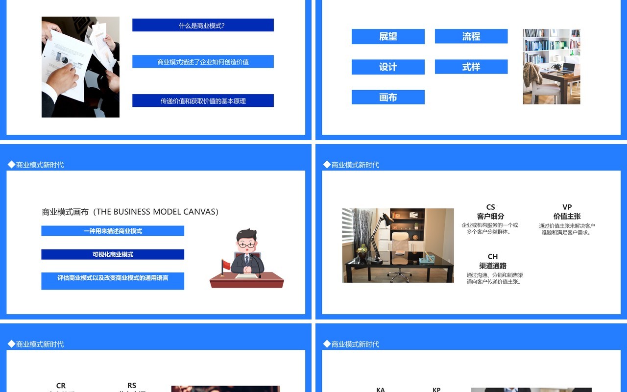 商业模式新时代动态PPT模板