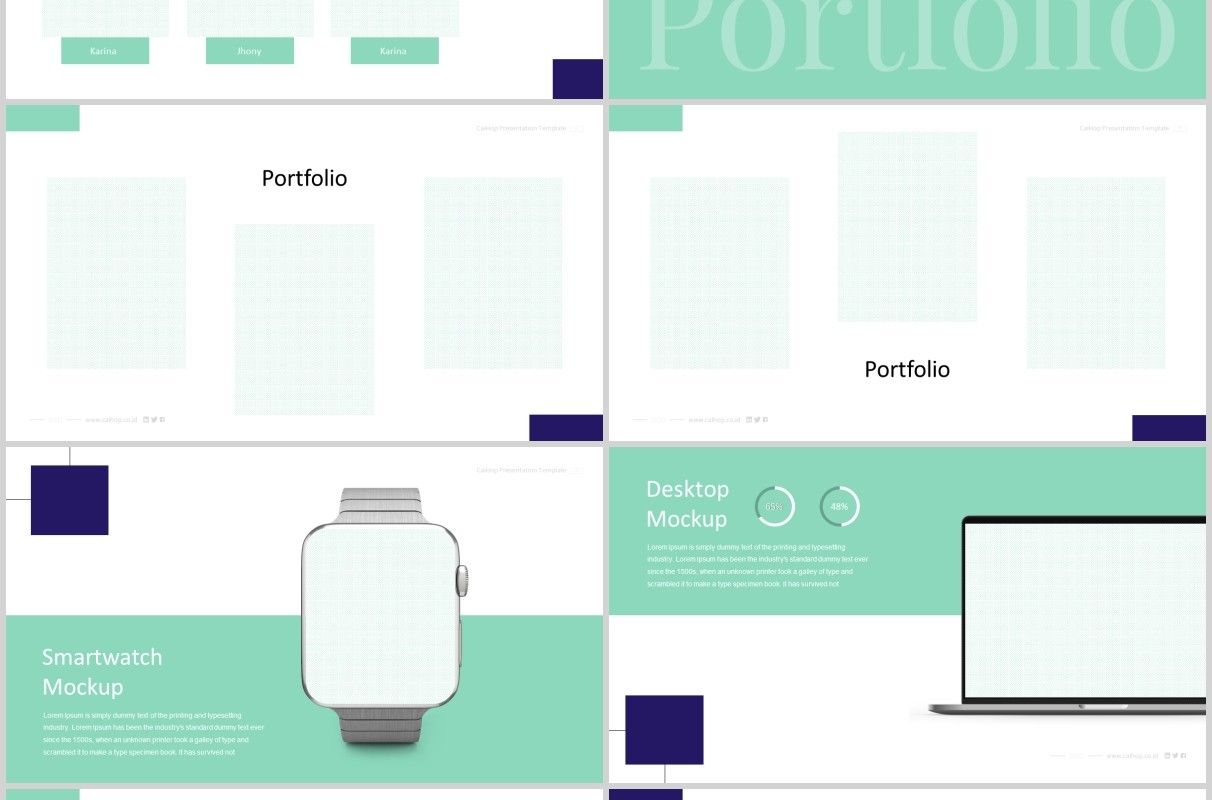 公司介绍产品宣传SWOT分析PPT模板CaiHop - Powerpoint Template