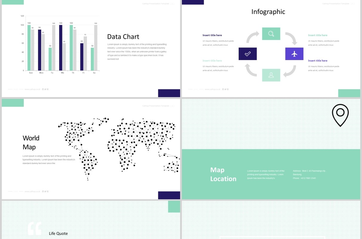 公司介绍产品宣传SWOT分析PPT模板CaiHop - Powerpoint Template