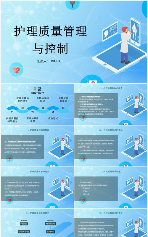 护理质量标准管理与控制PPT模板