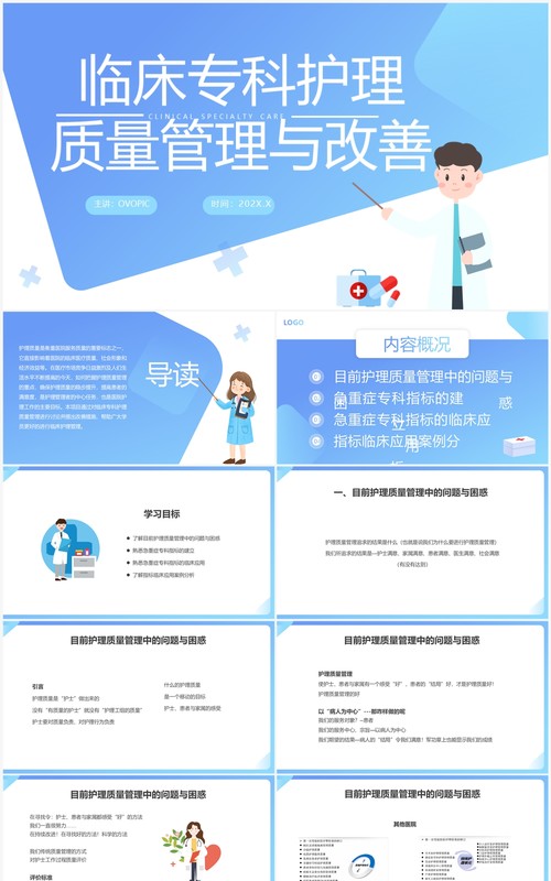 临床专科护理质量管理与改善PPT模板
