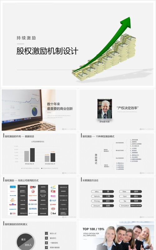 企业股权激励机制设计PPT模板
