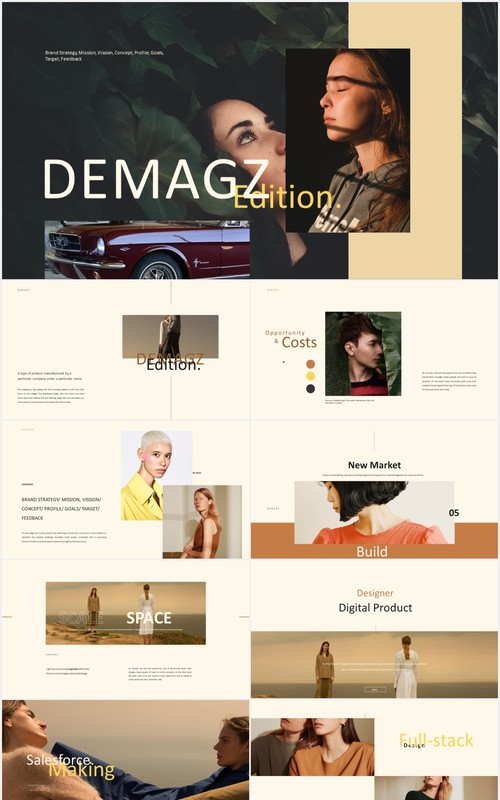 商业营销工作通用PPT模板demagz business marketing powerpoint