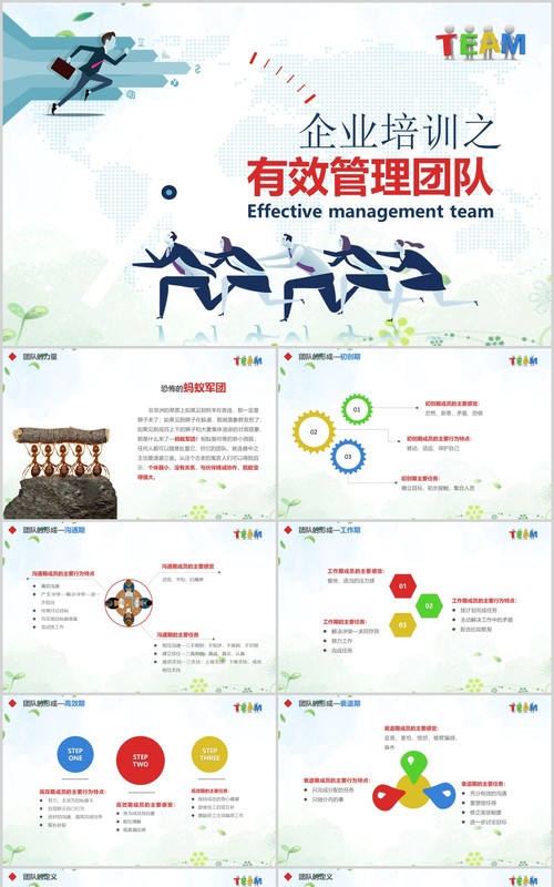 企业培训之有效管理团队绩效PPT模板