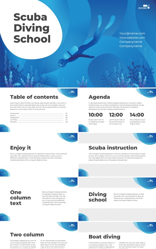 Scuba-Diving-School-PowerPoint-Presentation-Template