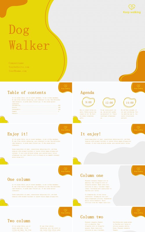 Dog-Walker-PowerPoint-Presentation-Template