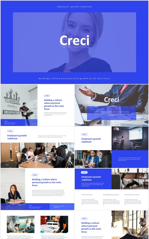 商务科技公司介绍宣传展示PPT模板CRECI - Tech Business Powerpoint Template