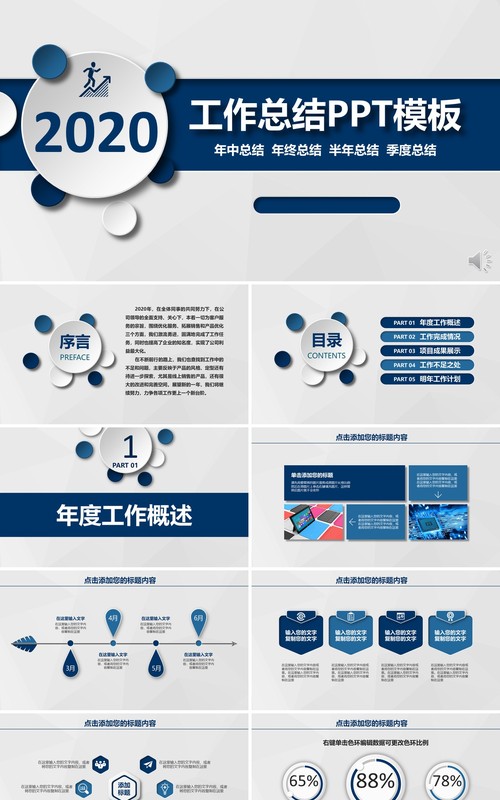 工作总结汇报PPT模板