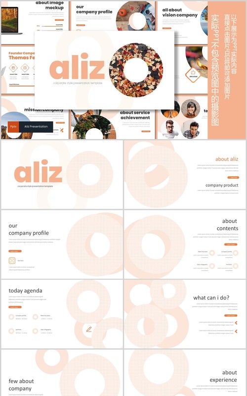 工作计划总结汇报PPT模板版式设计Aliz Powerpoint Template