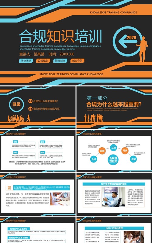 企业银行财务管理培训合规内控知识课件PPT模板