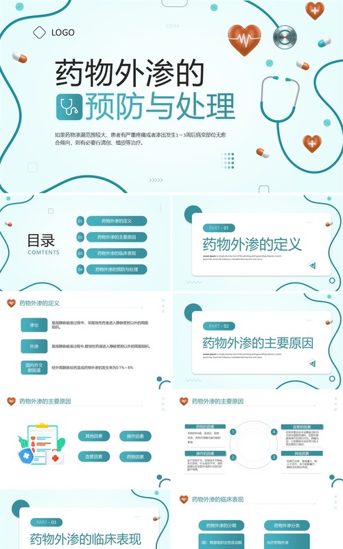 药物外渗的预防与处理PPT模板